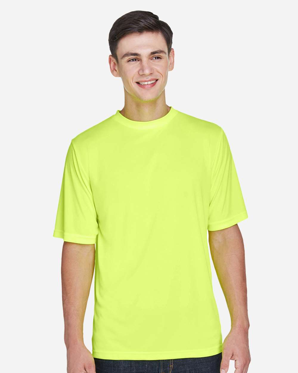 Men's Zone Performance T-Shirt - OnModelFront - B671D9172 - Safety Yellow