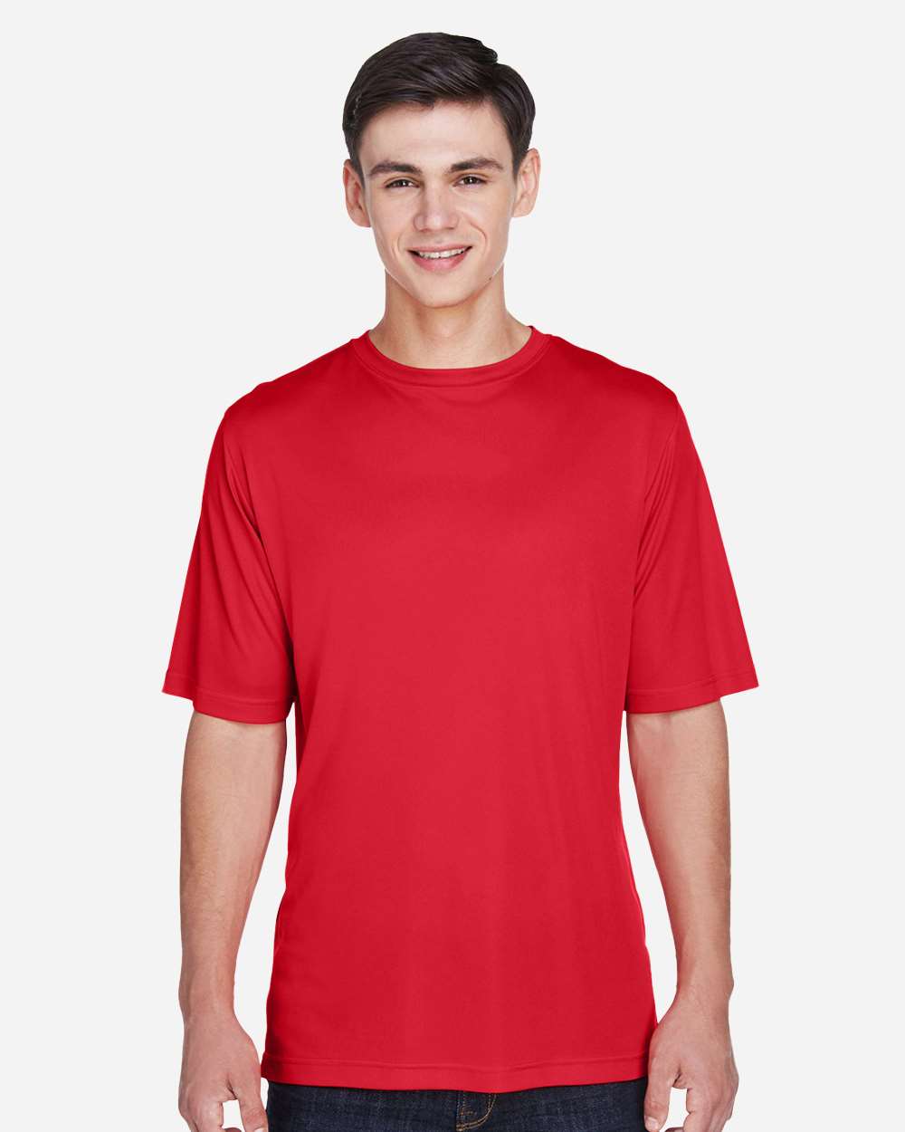 Men's Zone Performance T-Shirt - OnModelFront - B671D9702 - Sport Red