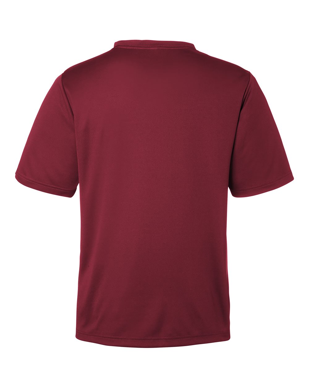 Men's Zone Performance Mesh T-Shirt - Back - B686D9102 - Sport Maroon