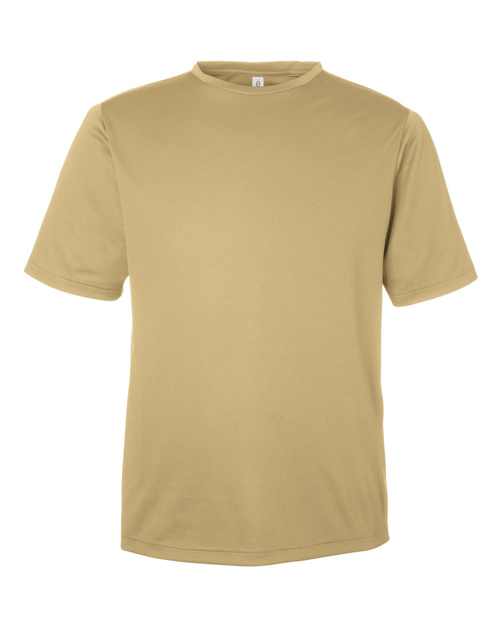 Men's Zone Performance Mesh T-Shirt - Front - B686D9152 - Sport Vegas Gold