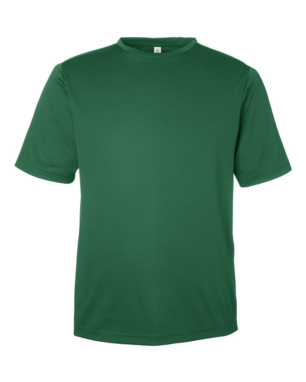 Men's Zone Performance Mesh T-Shirt - Front - B686D9192 - Sport Dark Green