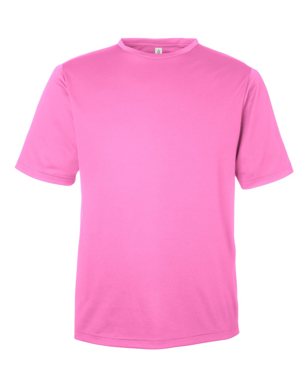 Men's Zone Performance Mesh T-Shirt - Front - B686D9312 - Sport Charity Pink