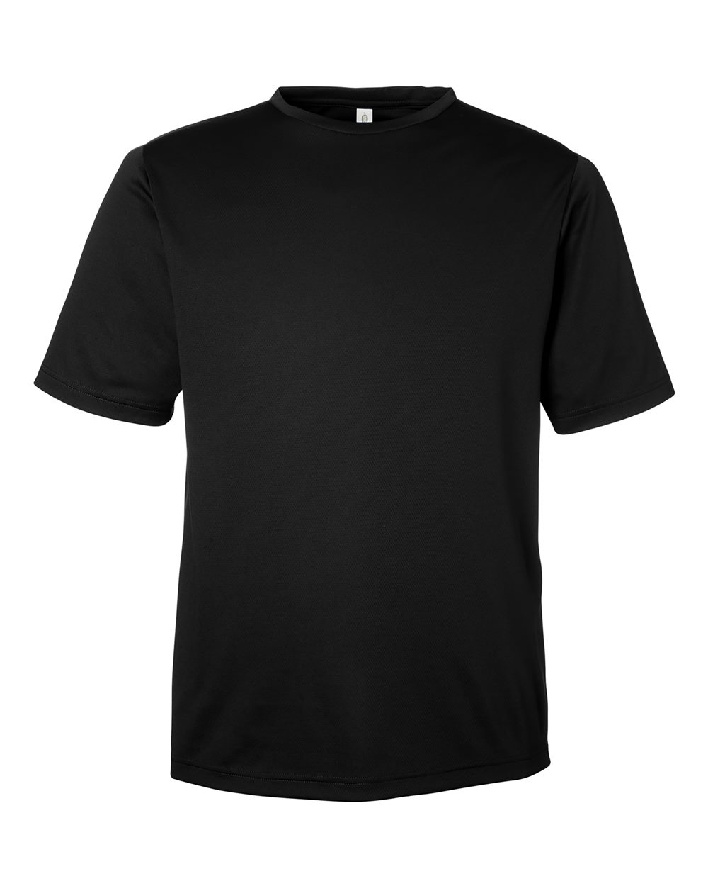 Men's Zone Performance Mesh T-Shirt - Front - B686D9502 - Black