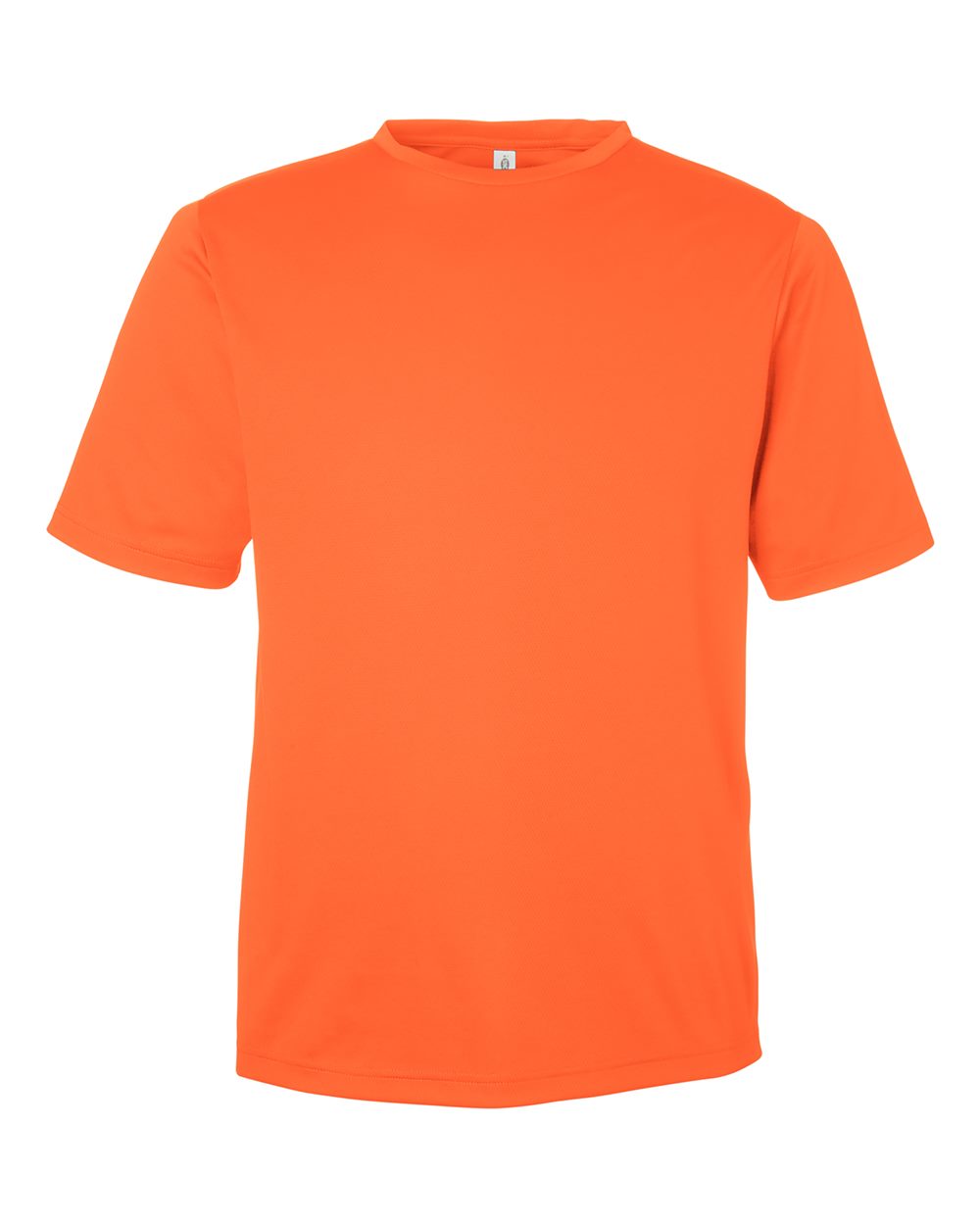 Men's Zone Performance Mesh T-Shirt - Front - B686D9662 - Sport Orange