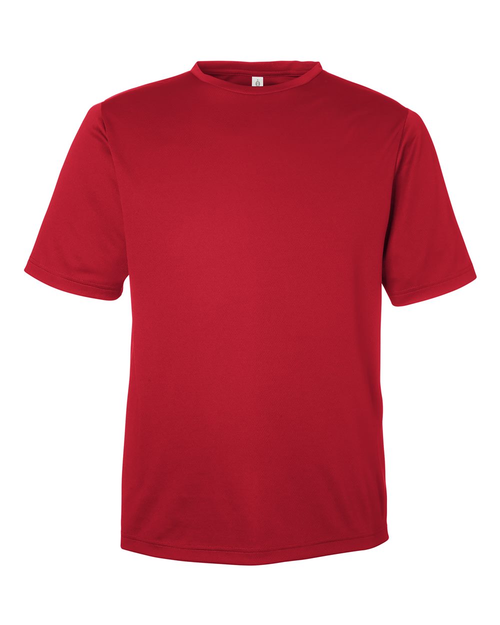Men's Zone Performance Mesh T-Shirt - Front - B686D9702 - Sport Red