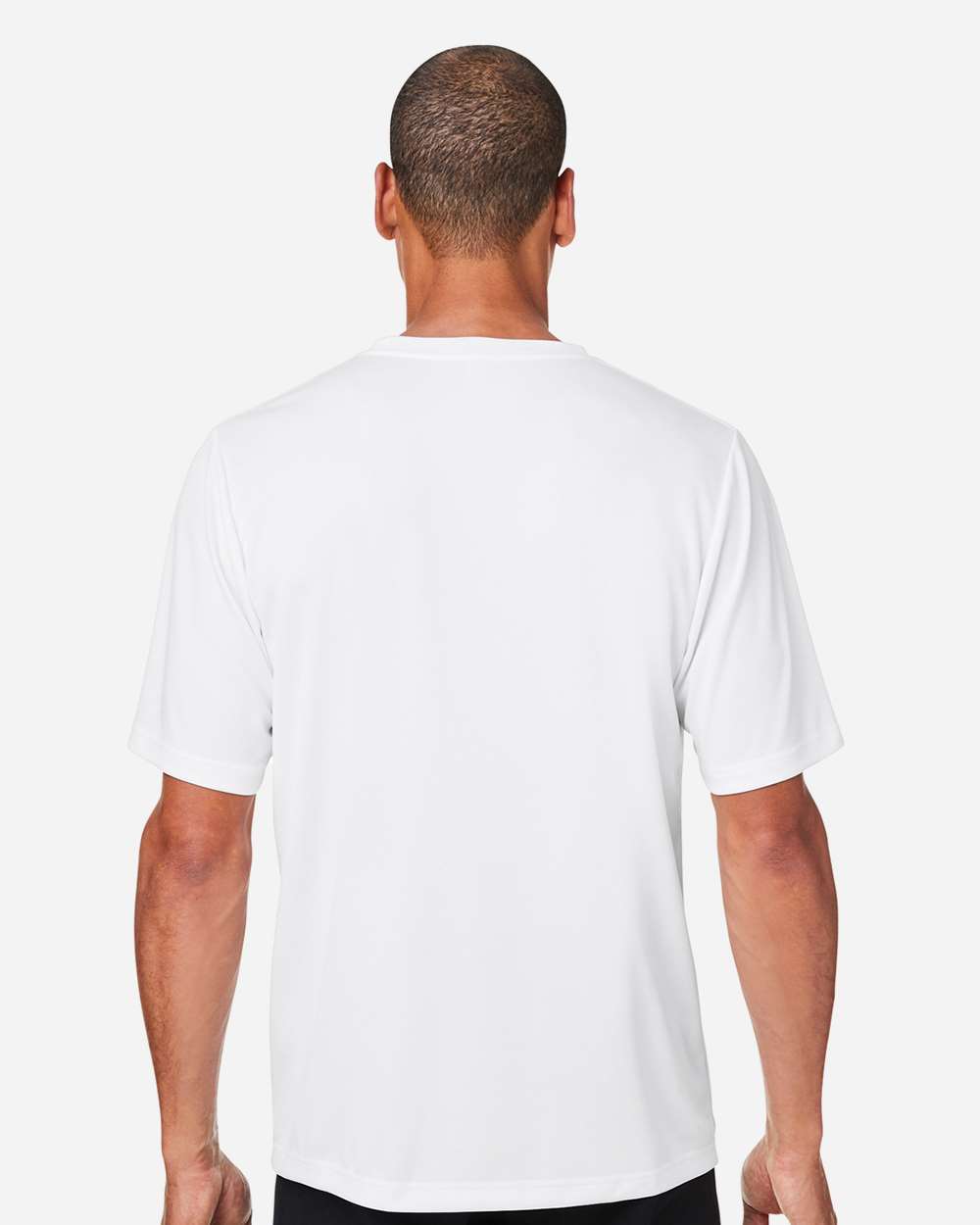 Men's Zone Performance Mesh T-Shirt - OnModelBack - B686D9002 - White