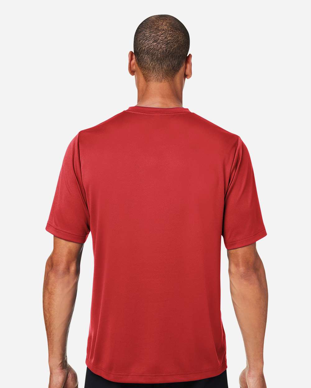 Men's Zone Performance Mesh T-Shirt - OnModelBack - B686D9142 - Sport Scarlet Red