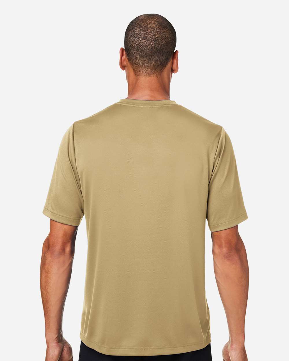 Men's Zone Performance Mesh T-Shirt - OnModelBack - B686D9152 - Sport Vegas Gold