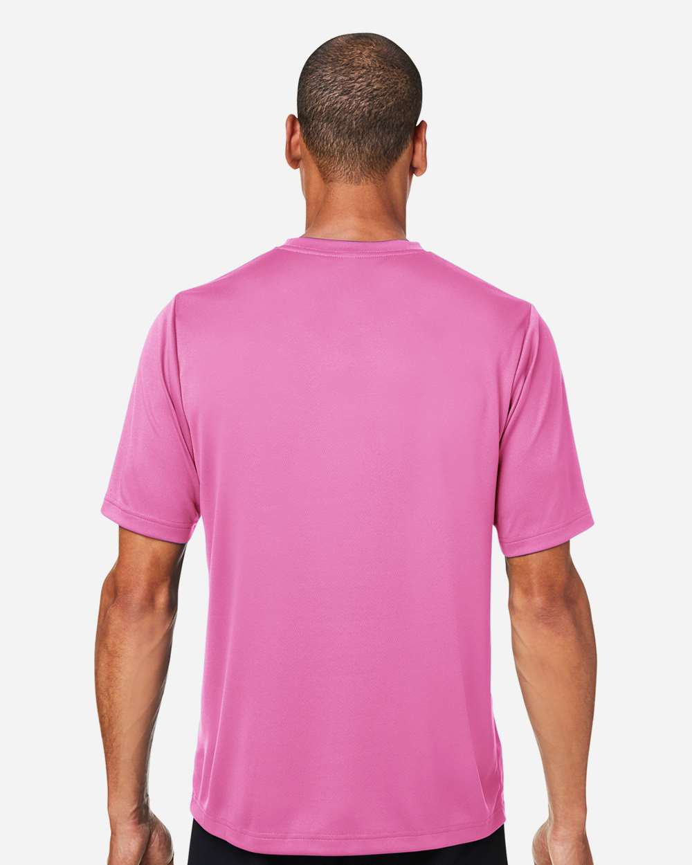 Men's Zone Performance Mesh T-Shirt - OnModelBack - B686D9312 - Sport Charity Pink