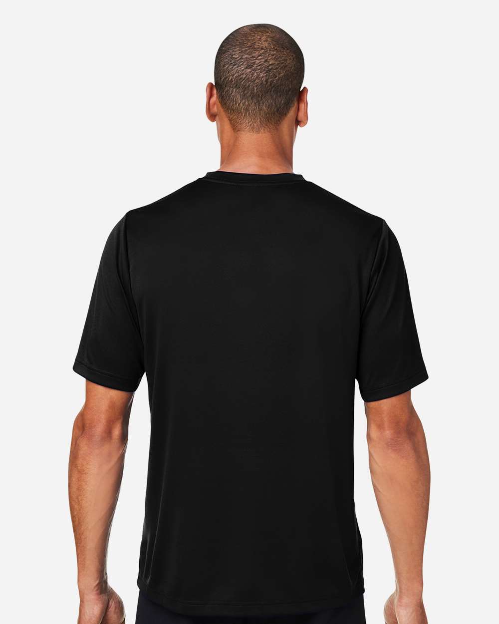 Men's Zone Performance Mesh T-Shirt - OnModelBack - B686D9502 - Black