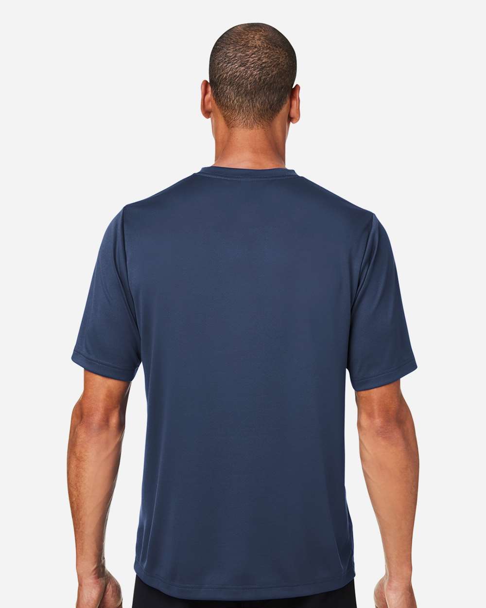 Men's Zone Performance Mesh T-Shirt - OnModelBack - B686D9652 - Sport Dark Navy