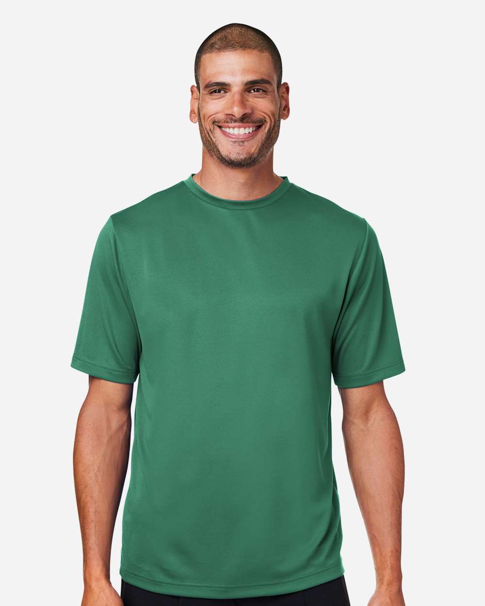 Men's Zone Performance Mesh T-Shirt - OnModelFront - B686D9072 - Sport Forest