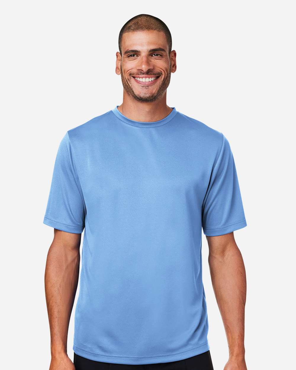 Men's Zone Performance Mesh T-Shirt - OnModelFront - B686D9252 - Sport Light Blue