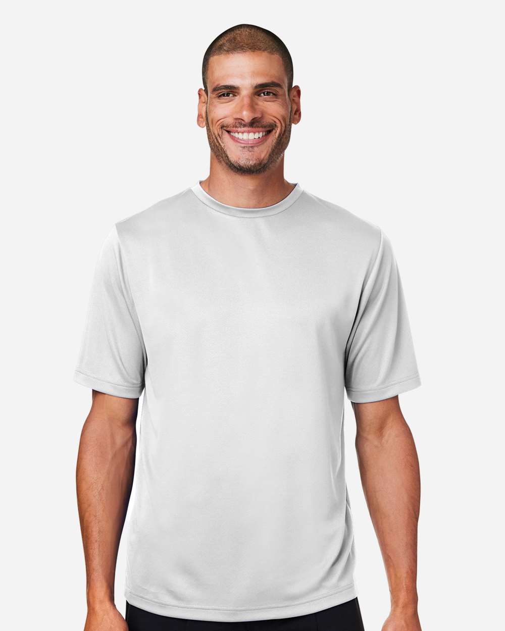 Men's Zone Performance Mesh T-Shirt - OnModelFront - B686D9352 - Sport Silver