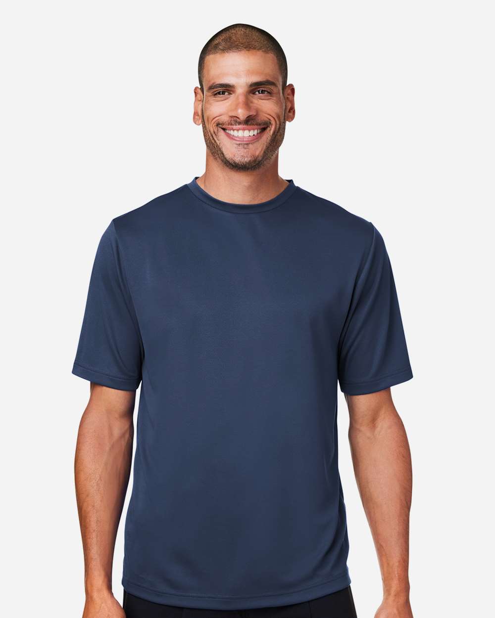 Men's Zone Performance Mesh T-Shirt - OnModelFront - B686D9652 - Sport Dark Navy