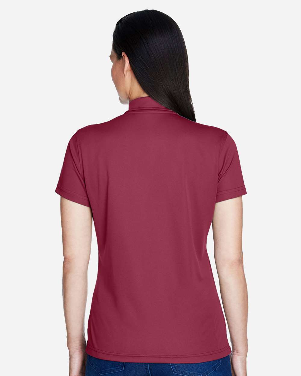 Women's Command Snag Protection Polo - OnModelBack - B693D9102 - Sport Maroon