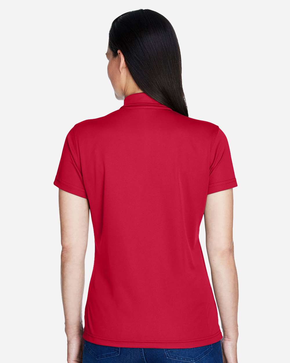 Women's Command Snag Protection Polo - OnModelBack - B693D9112 - Sport Scarlet Red