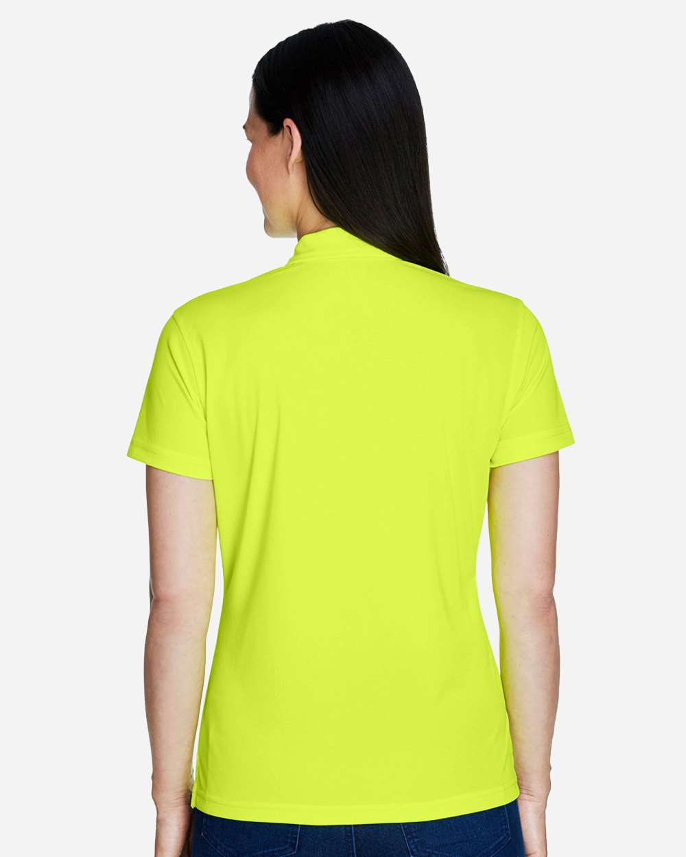Women's Command Snag Protection Polo - OnModelBack - B693D9172 - Safety Yellow