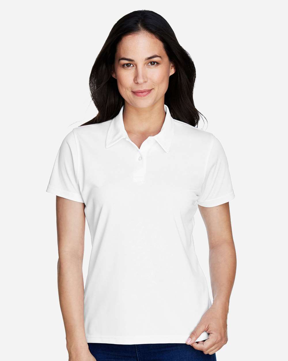 Women's Command Snag Protection Polo - OnModelFront - B693D9002 - White