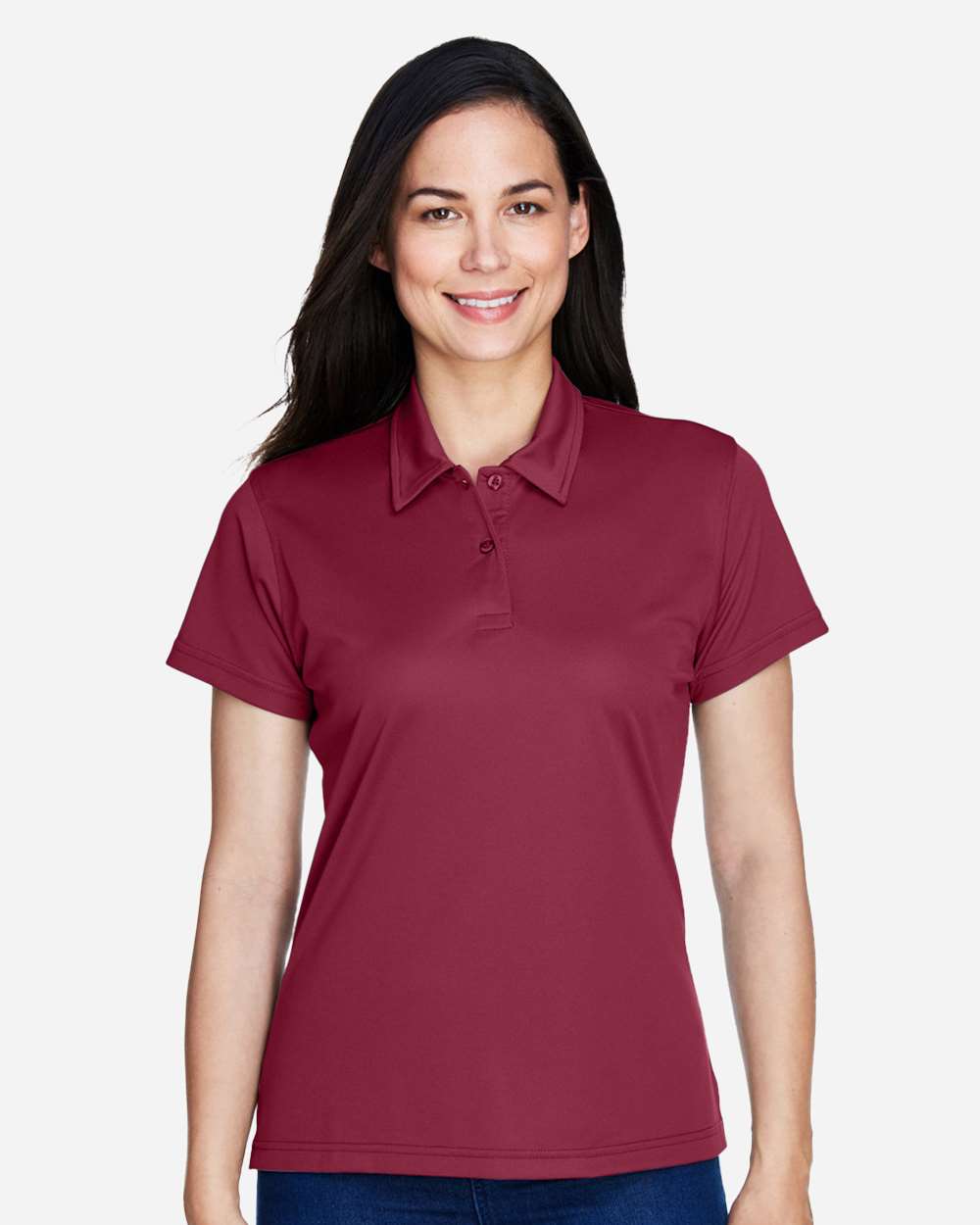 Women's Command Snag Protection Polo - OnModelFront - B693D9102 - Sport Maroon