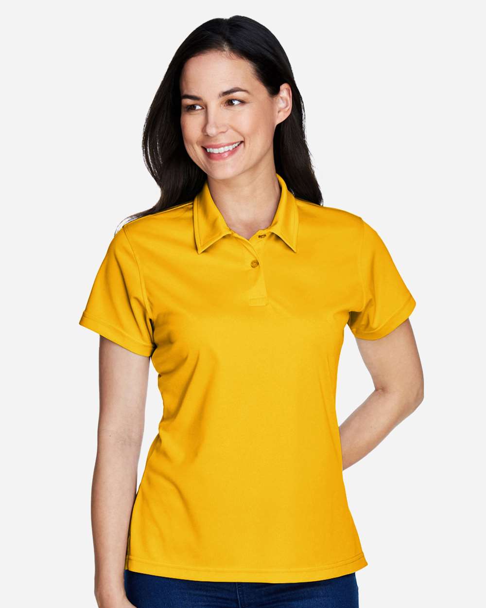 Women's Command Snag Protection Polo - OnModelFront - B693D9122 - Sport Athletic Gold