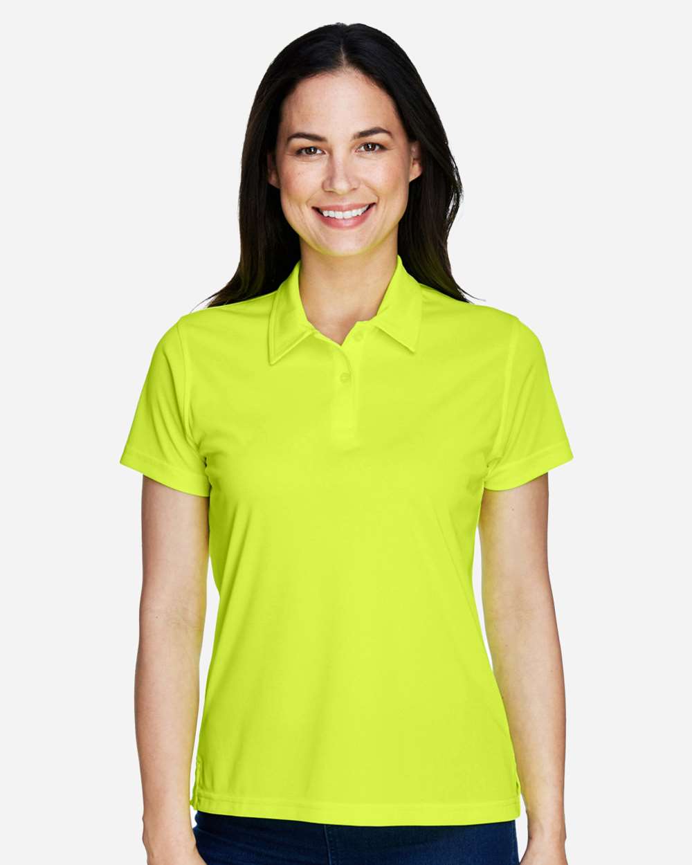 Women's Command Snag Protection Polo - OnModelFront - B693D9172 - Safety Yellow
