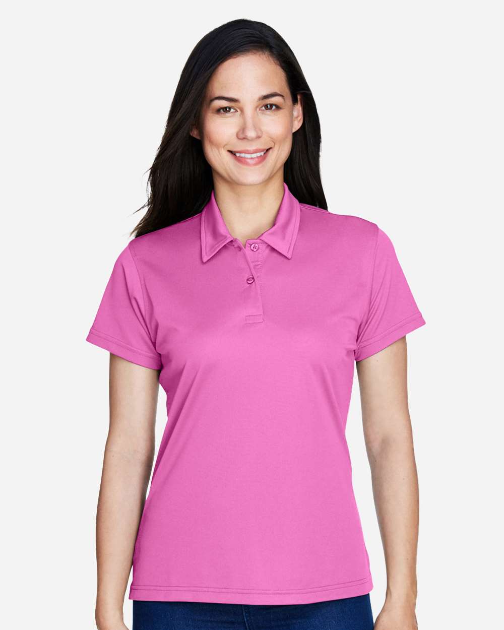 Women's Command Snag Protection Polo - OnModelFront - B693D9312 - Sport Charity Pink