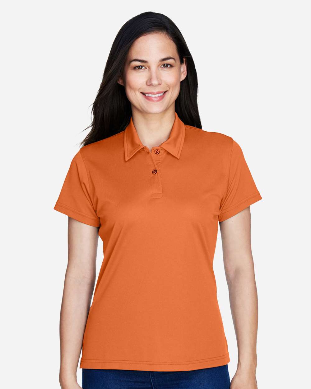 Women's Command Snag Protection Polo - OnModelFront - B693D9322 - Sport Burnt Orange