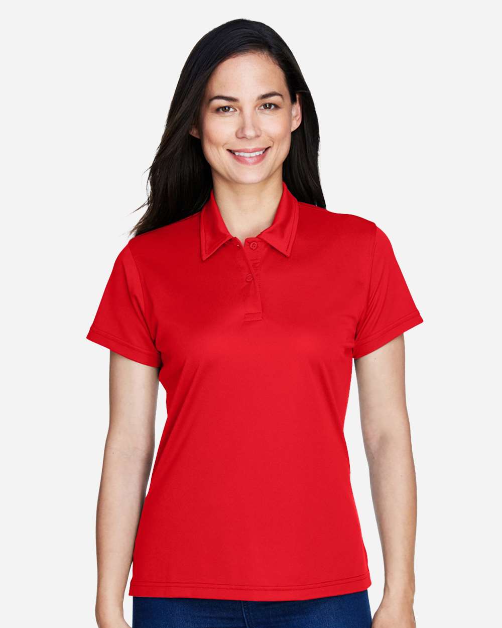 Women's Command Snag Protection Polo - OnModelFront - B693D9702 - Sport Red