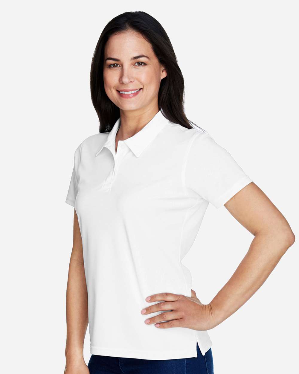 Women's Command Snag Protection Polo - OnModelSide - B693D9002 - White