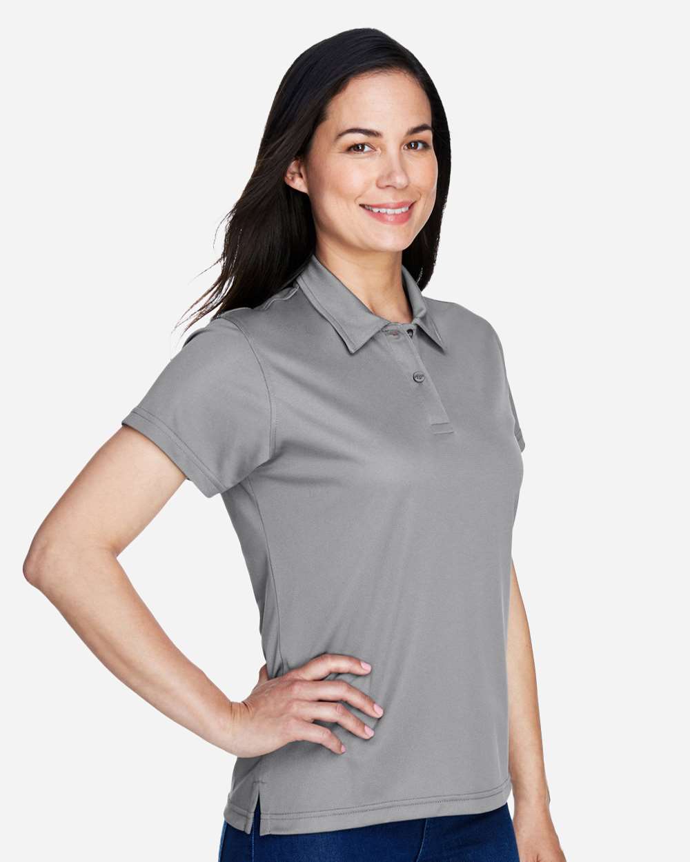 Women's Command Snag Protection Polo - OnModelSide - B693D9132 - Sport Graphite