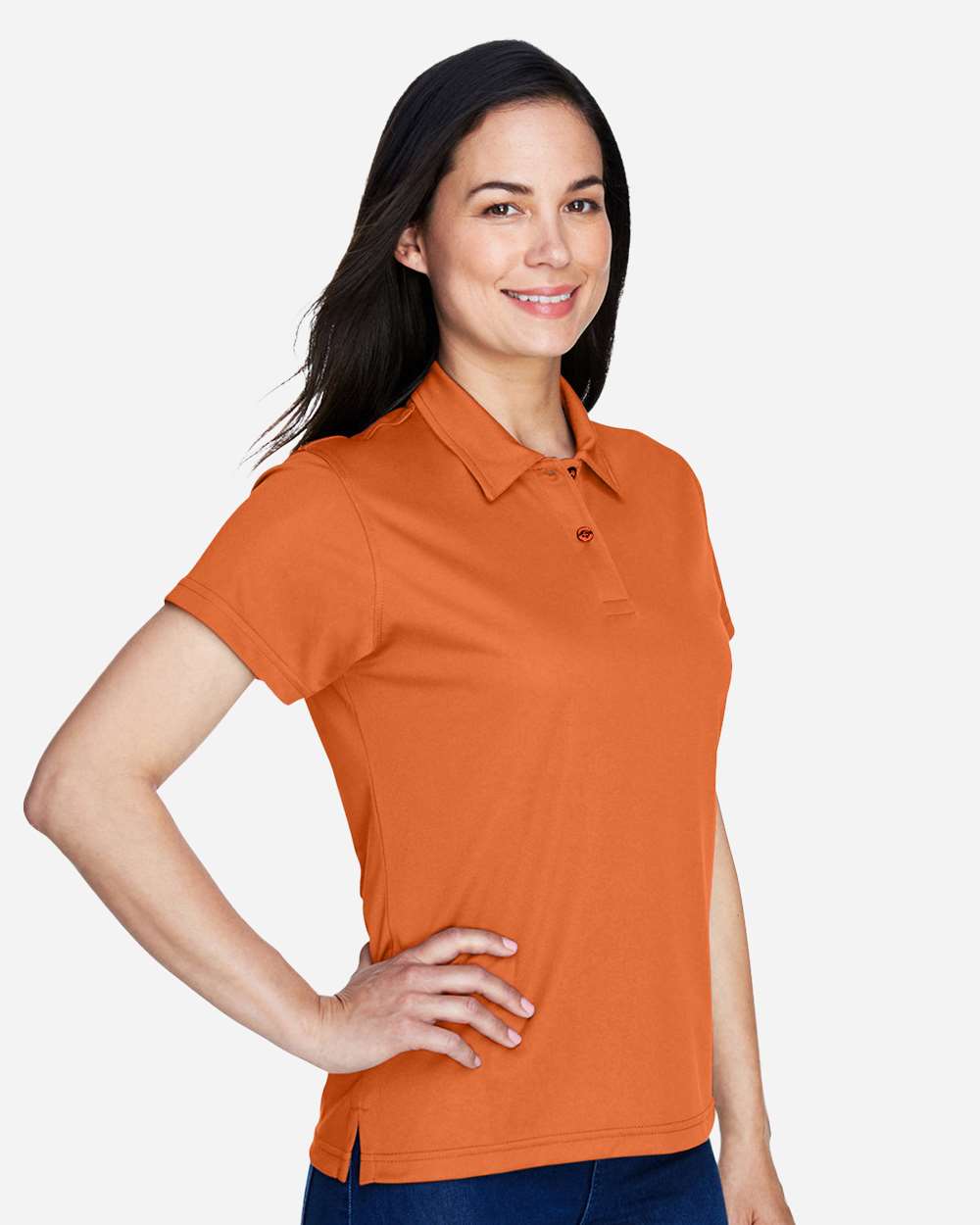 Women's Command Snag Protection Polo - OnModelSide - B693D9322 - Sport Burnt Orange