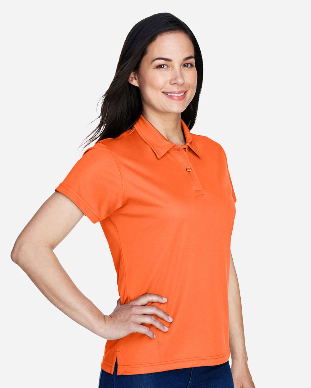 Women's Command Snag Protection Polo - OnModelSide - B693D9662 - Sport Orange
