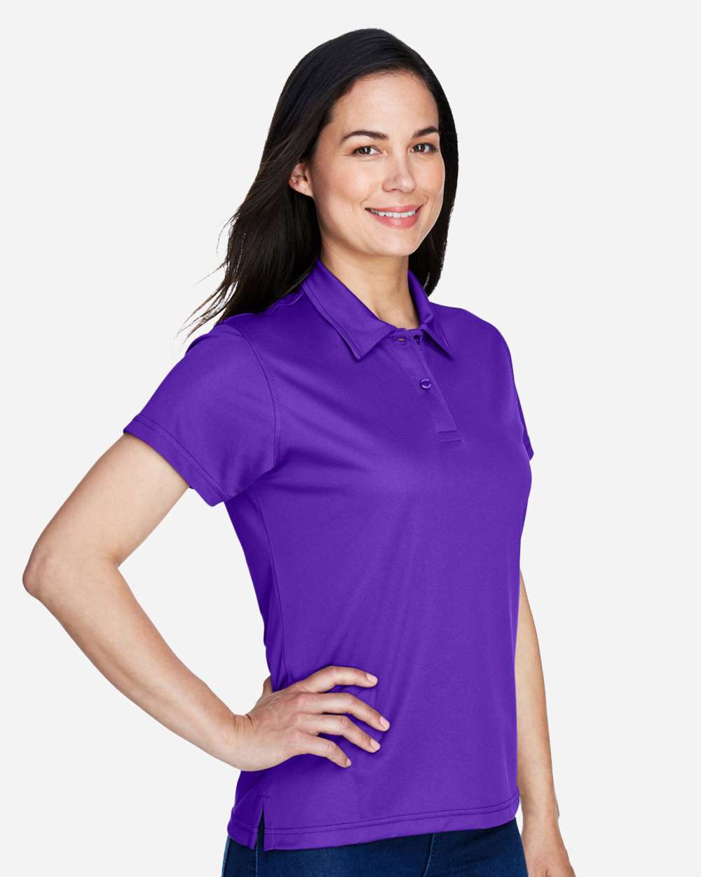 Women's Command Snag Protection Polo - OnModelSide - B693D9672 - Sport Purple