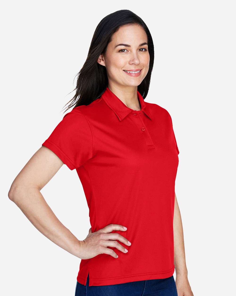 Women's Command Snag Protection Polo - OnModelSide - B693D9702 - Sport Red