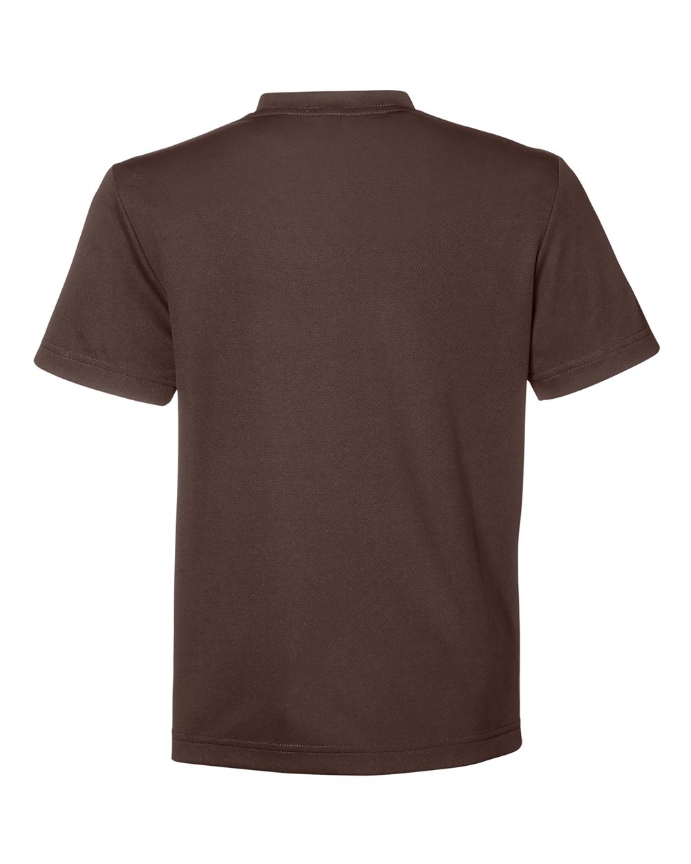 Youth Zone Performance Mesh T-Shirt - Back - B688D9052 - Sport Dark Brown
