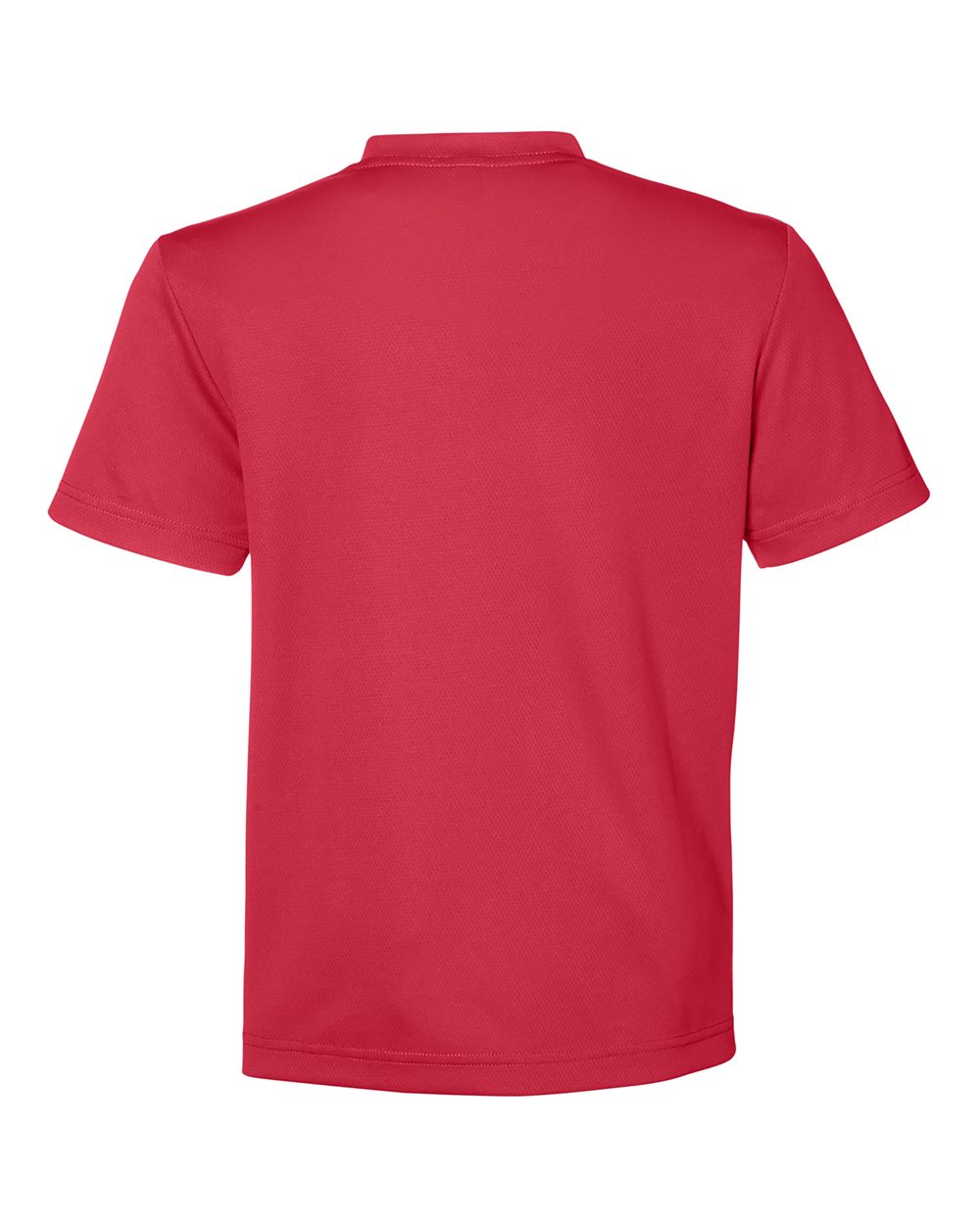 Youth Zone Performance Mesh T-Shirt - Back - B688D9142 - Sport Scarlet Red