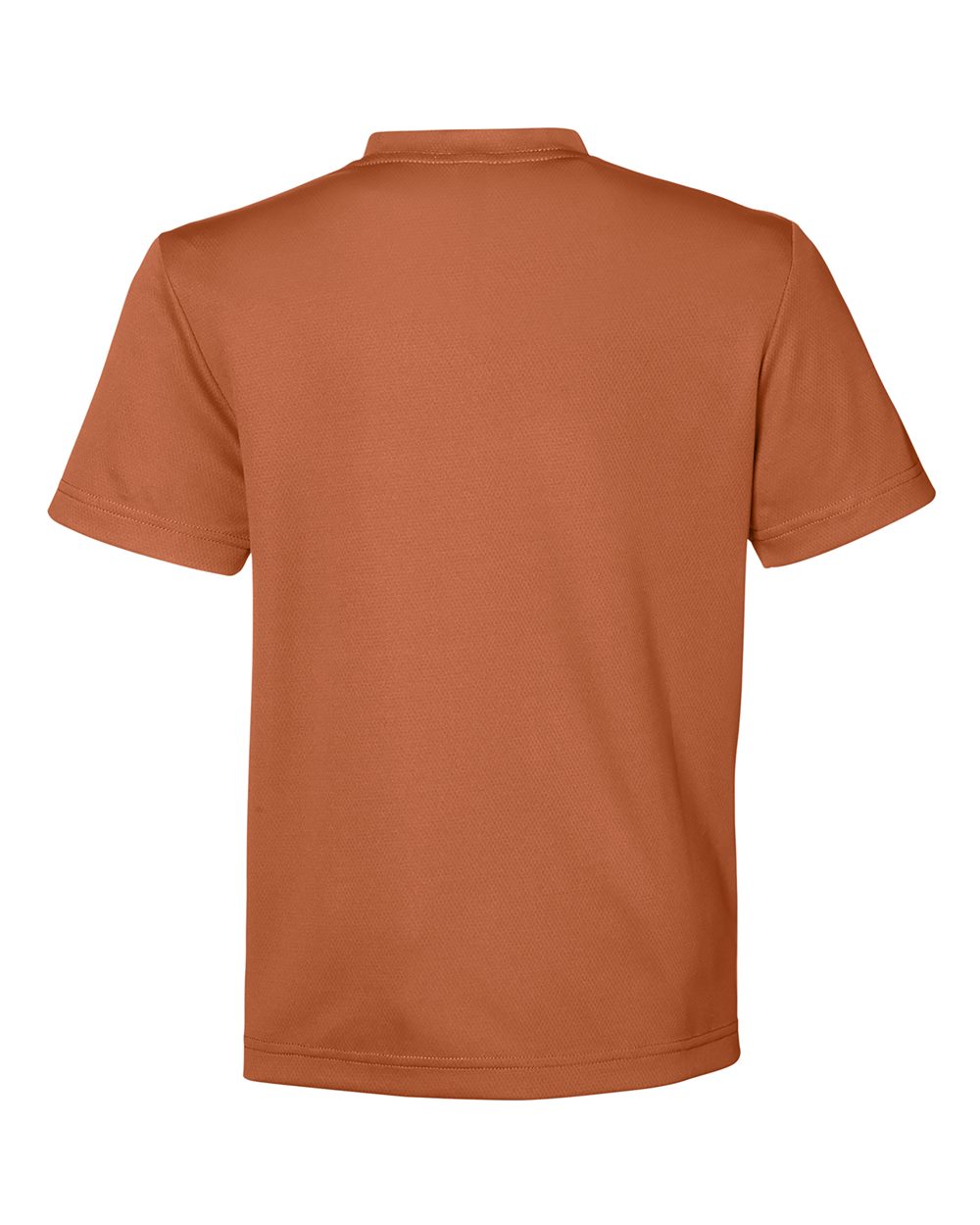 Youth Zone Performance Mesh T-Shirt - Back - B688D9322 - Sport Burnt Orange