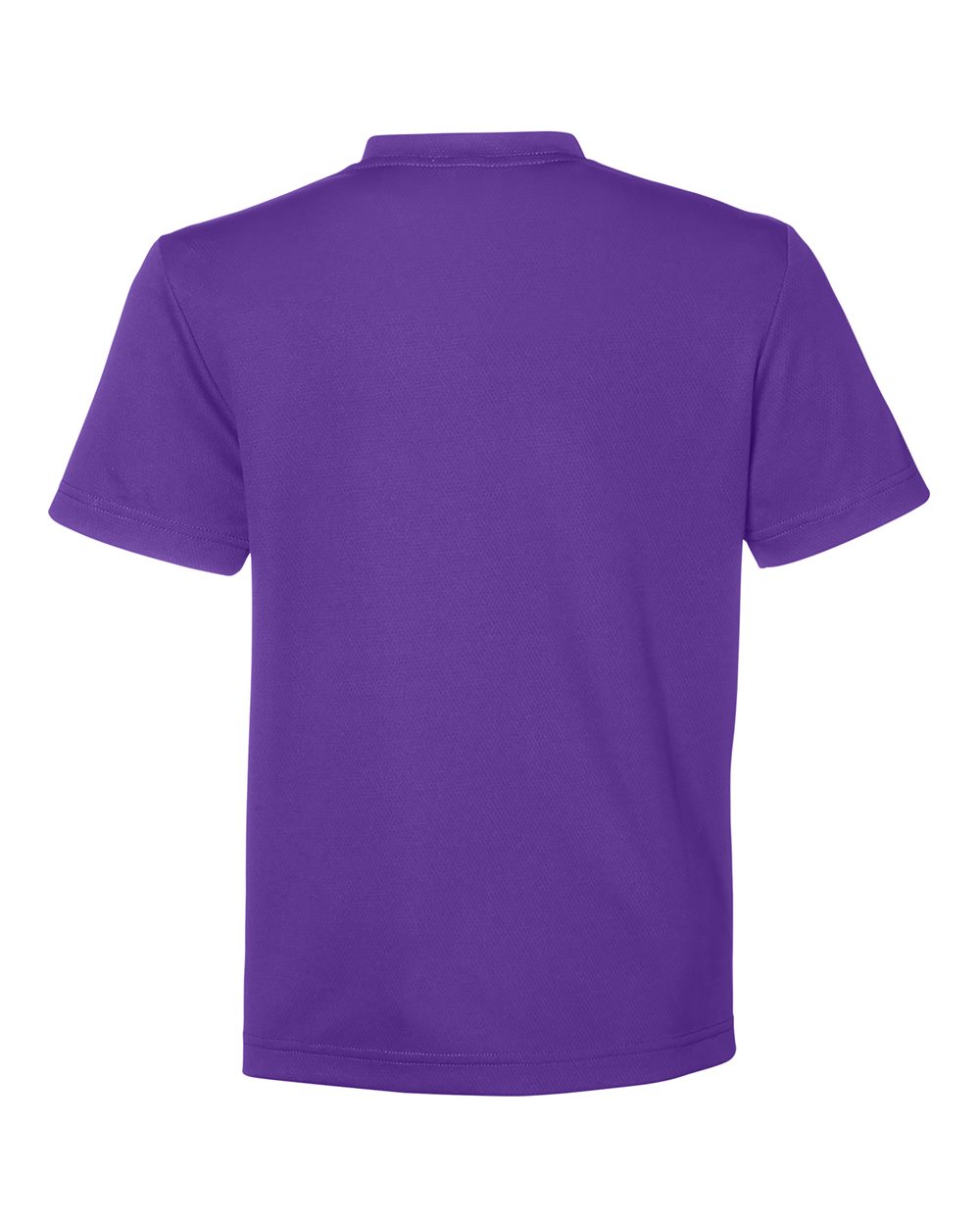Youth Zone Performance Mesh T-Shirt - Back - B688D9672 - Sport Purple