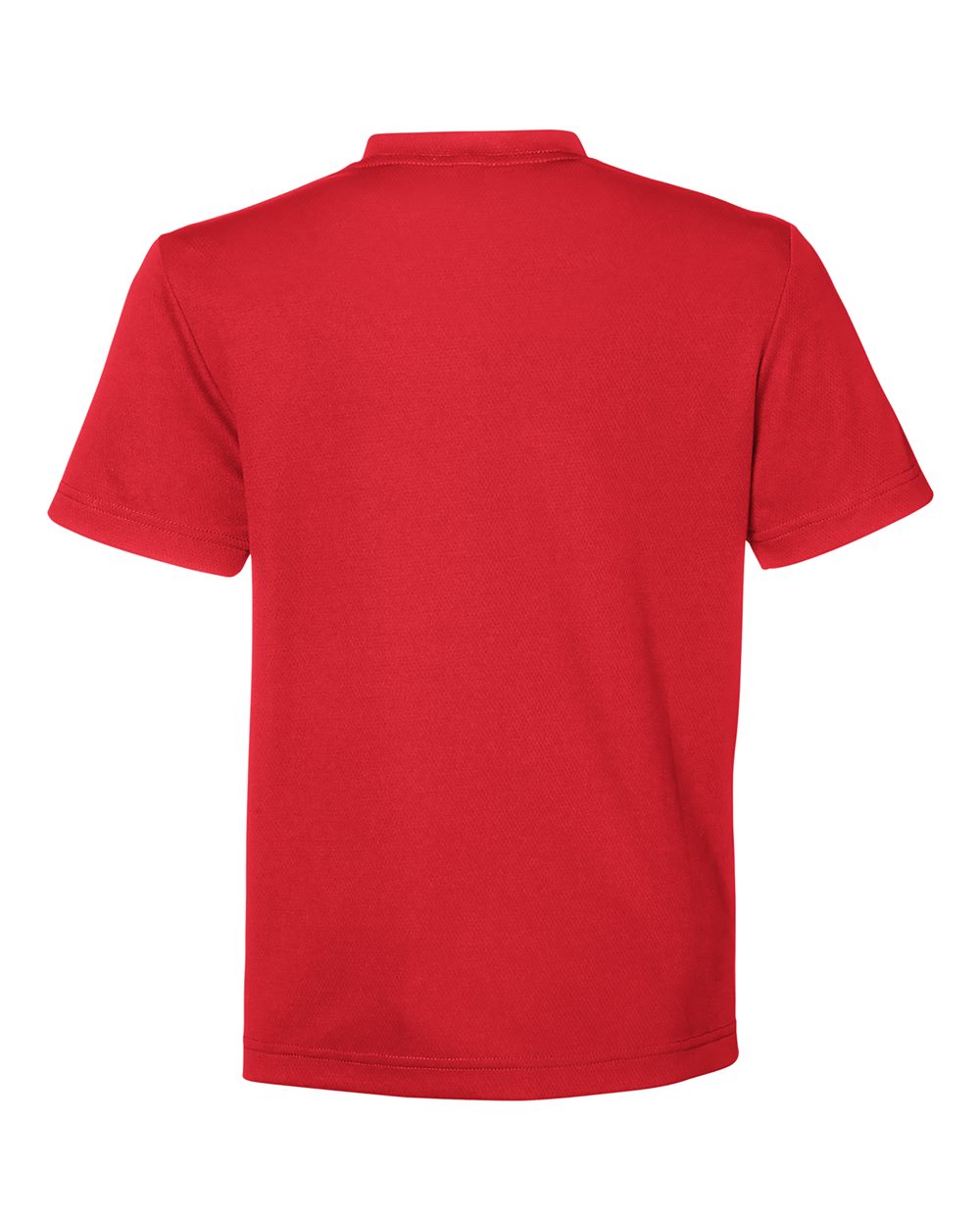 Youth Zone Performance Mesh T-Shirt - Back - B688D9702 - Sport Red