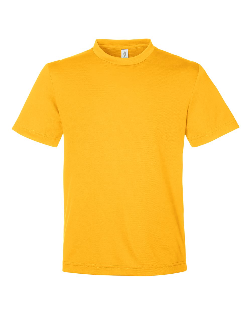 Youth Zone Performance Mesh T-Shirt - Front - B688D9122 - Sport Athletic Gold