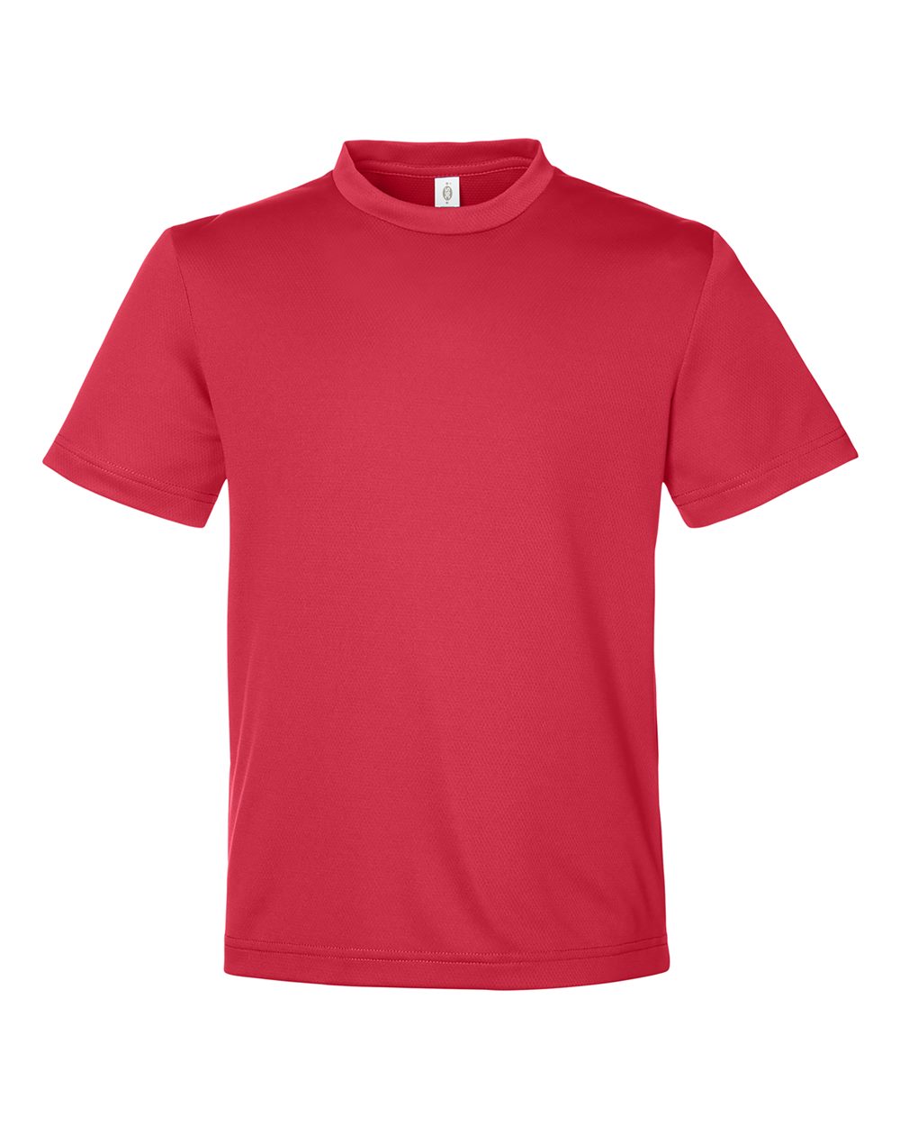 Youth Zone Performance Mesh T-Shirt - Front - B688D9142 - Sport Scarlet Red