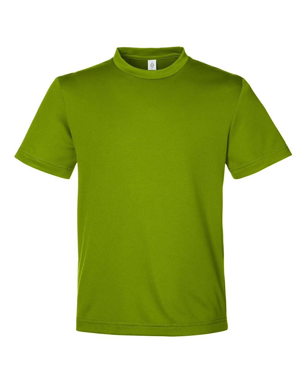 Youth Zone Performance Mesh T-Shirt - Front - B688D9162 - Acid Green