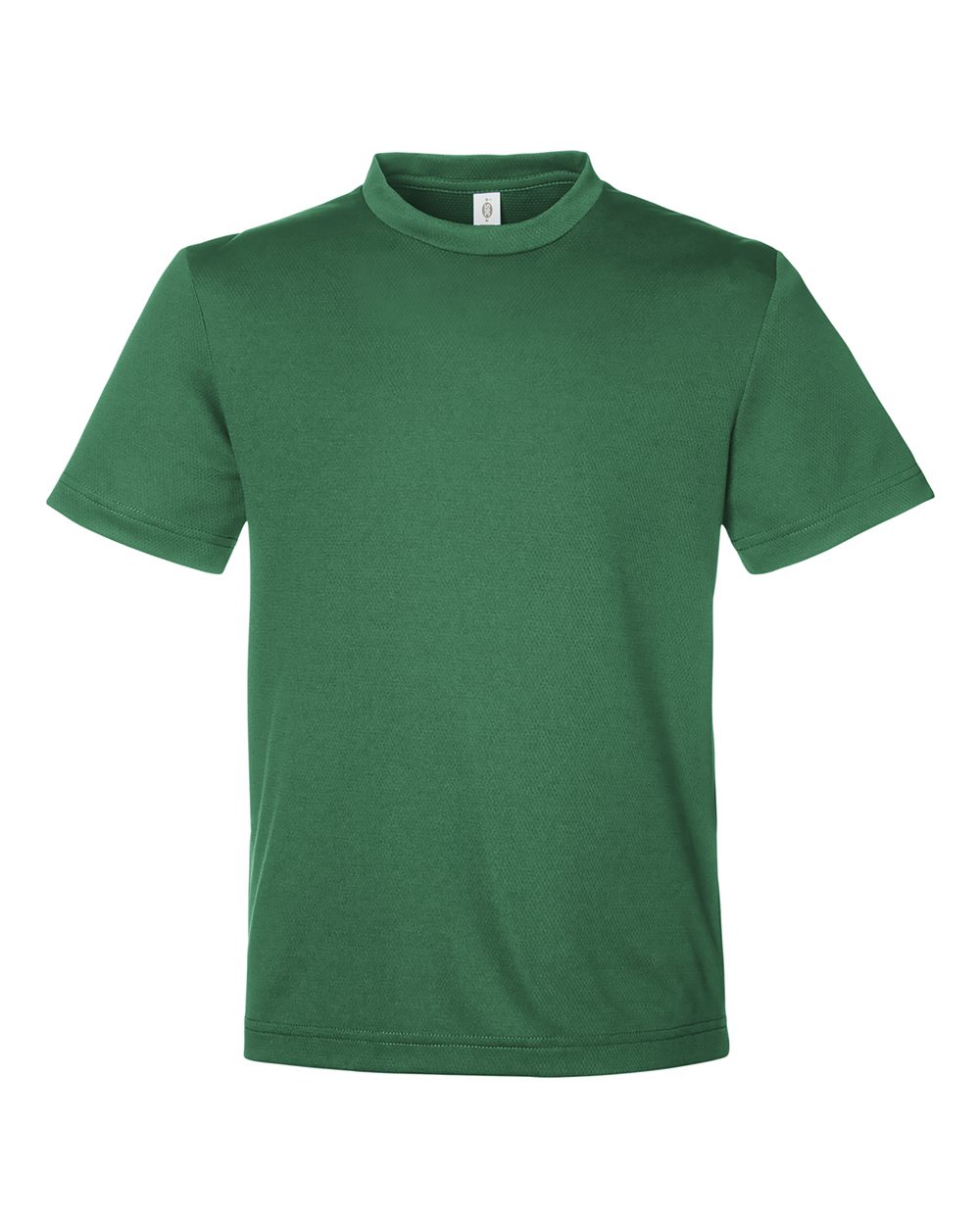 Youth Zone Performance Mesh T-Shirt - Front - B688D9192 - Sport Dark Green