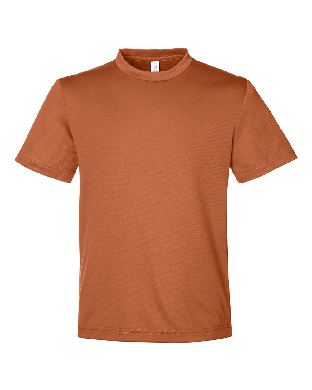 Youth Zone Performance Mesh T-Shirt - Front - B688D9322 - Sport Burnt Orange