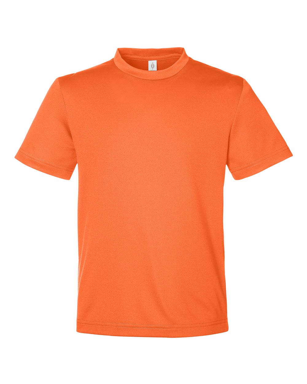 Youth Zone Performance Mesh T-Shirt - Front - B688D9662 - Sport Orange