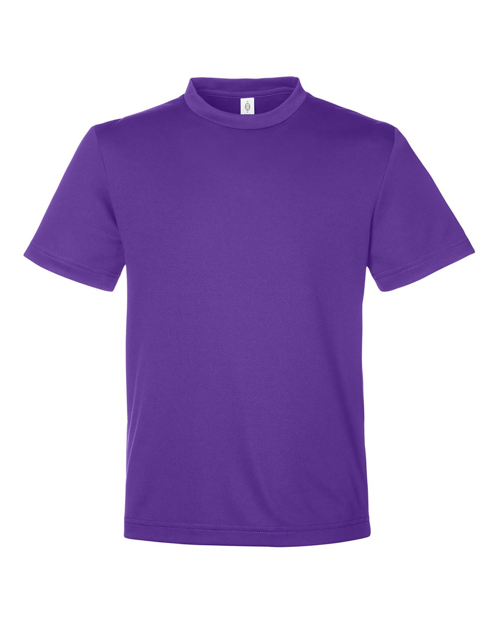 Youth Zone Performance Mesh T-Shirt - Front - B688D9672 - Sport Purple