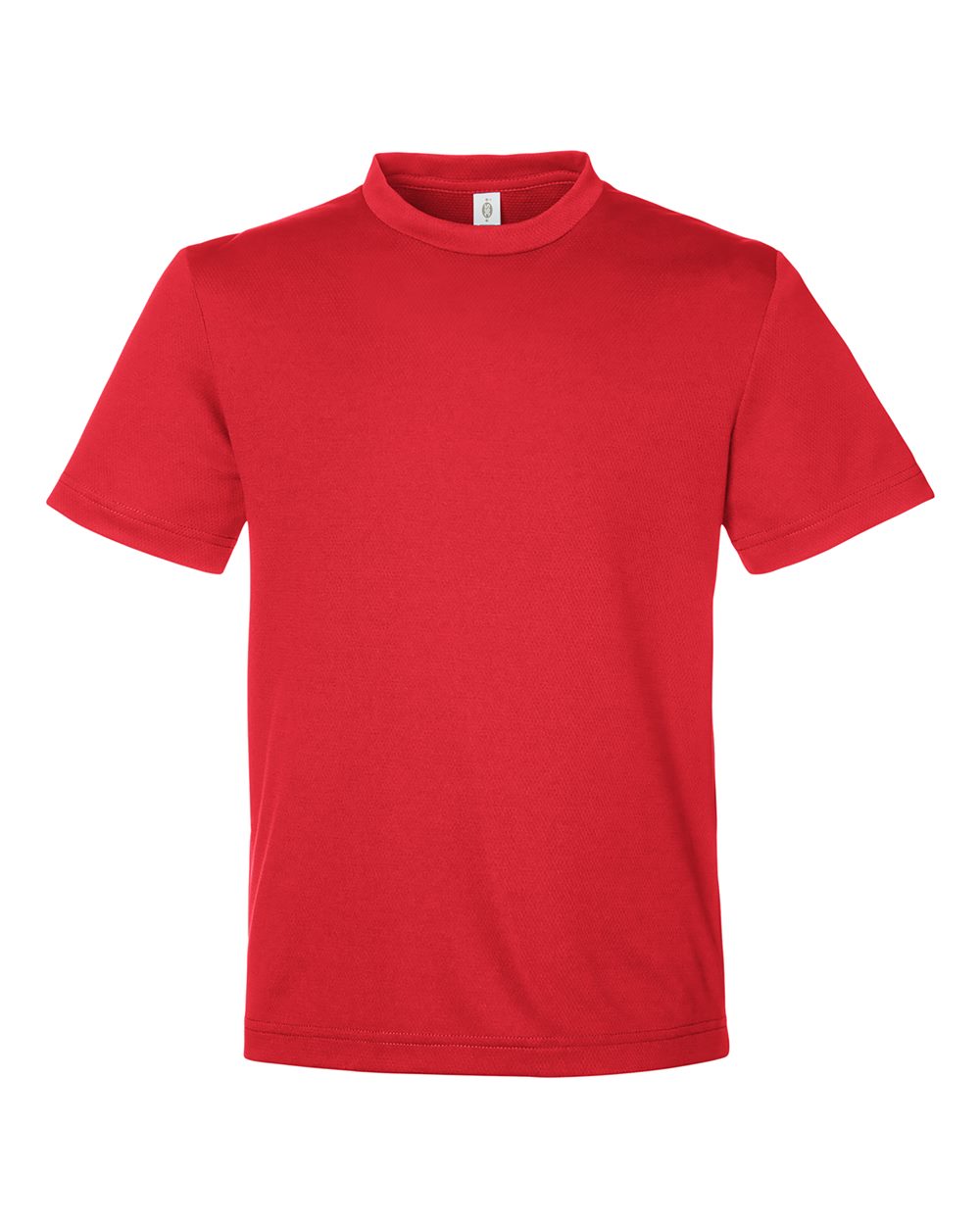 Youth Zone Performance Mesh T-Shirt - Front - B688D9702 - Sport Red