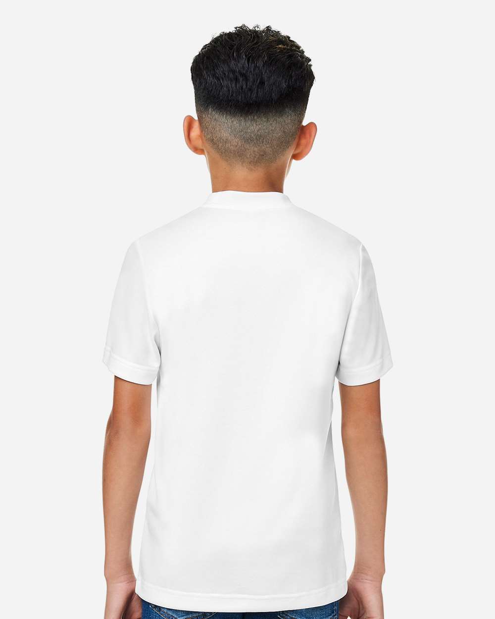 Youth Zone Performance Mesh T-Shirt - OnModelBack - B688D9002 - White