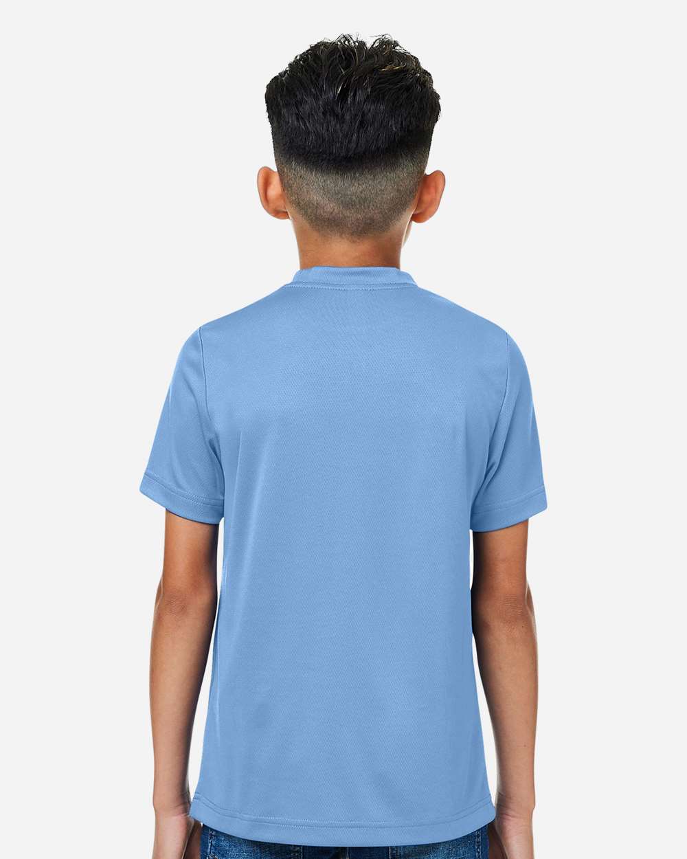 Youth Zone Performance Mesh T-Shirt - OnModelBack - B688D9252 - Sport Light Blue
